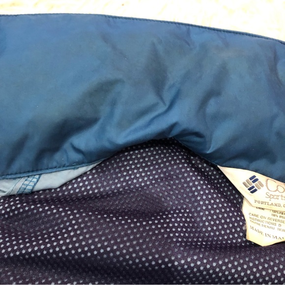 Columbia Windbreaker Vintage Jacket Size XL Hood - Picture 11 of 13